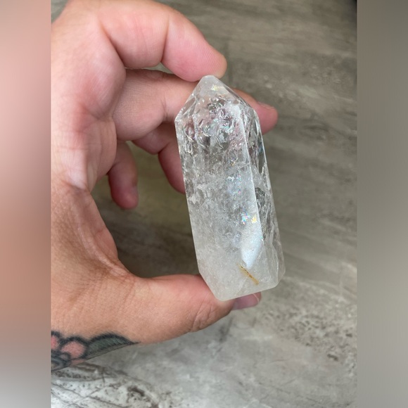 Crackle Quartz Crystal Tower - Picture 1 of 3